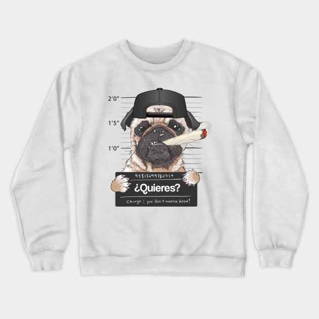 ¿Quieres? Crewneck Sweatshirt by FungibleDesign